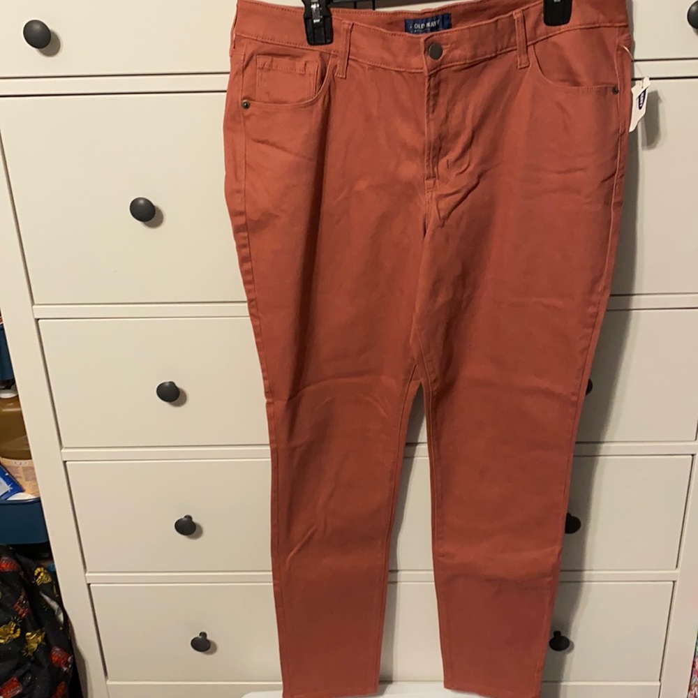 Old Navy Pink Rockstar Skinny Jeans